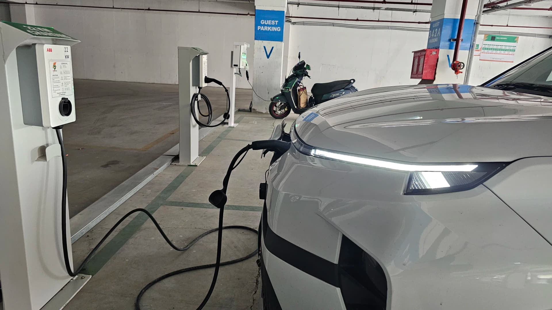 Residential EV charging installation in  Bengaluru