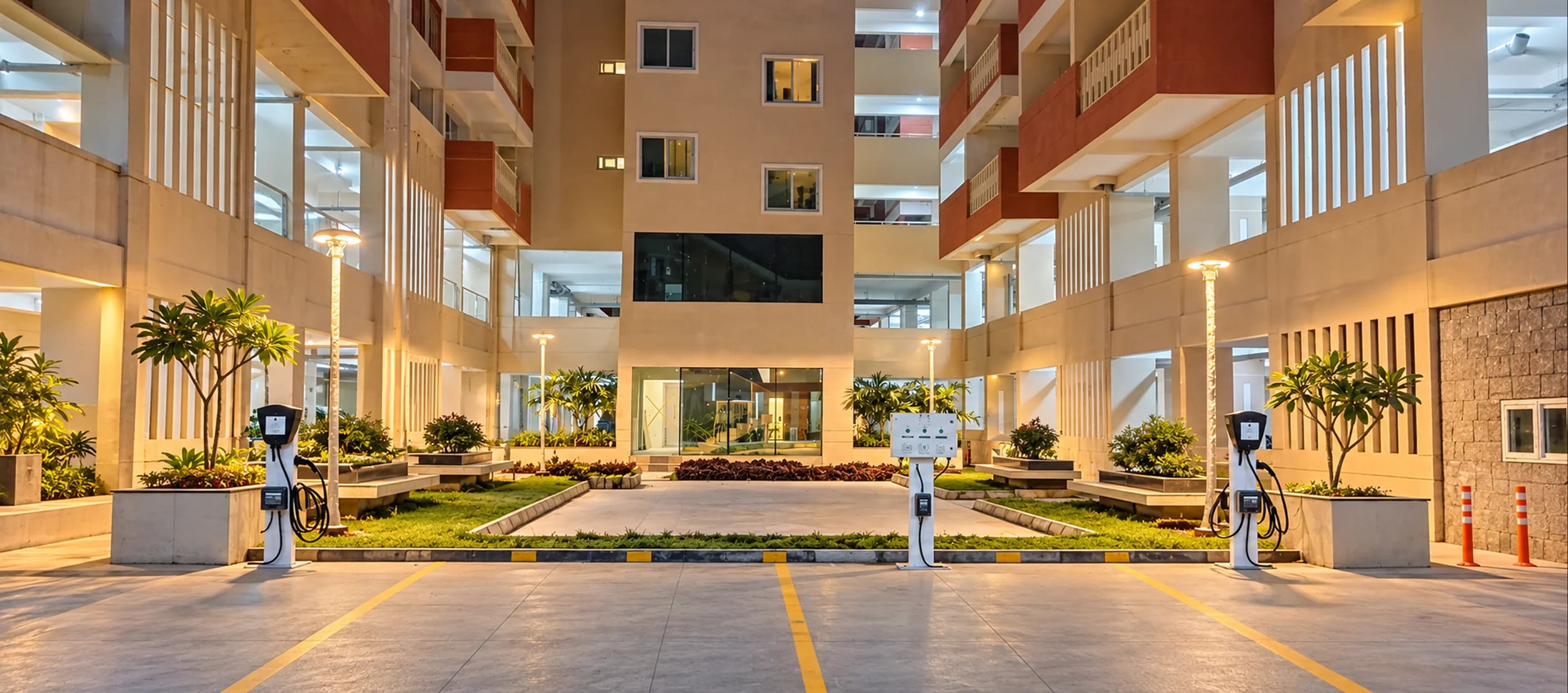 EV charging infrastructure in residential and commercial settings