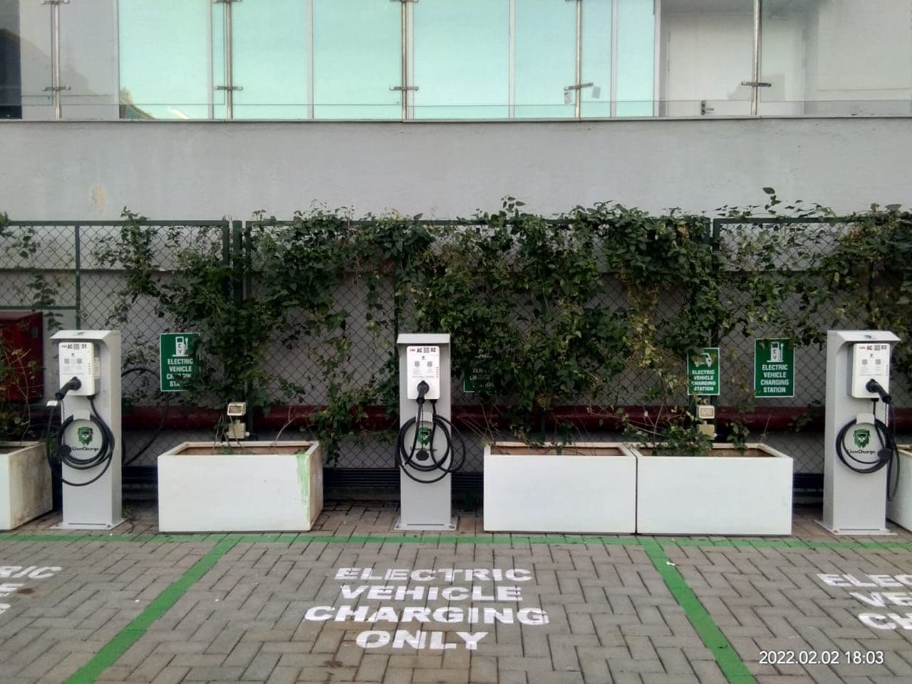 Commercial EV charging installation in Hyderabad
